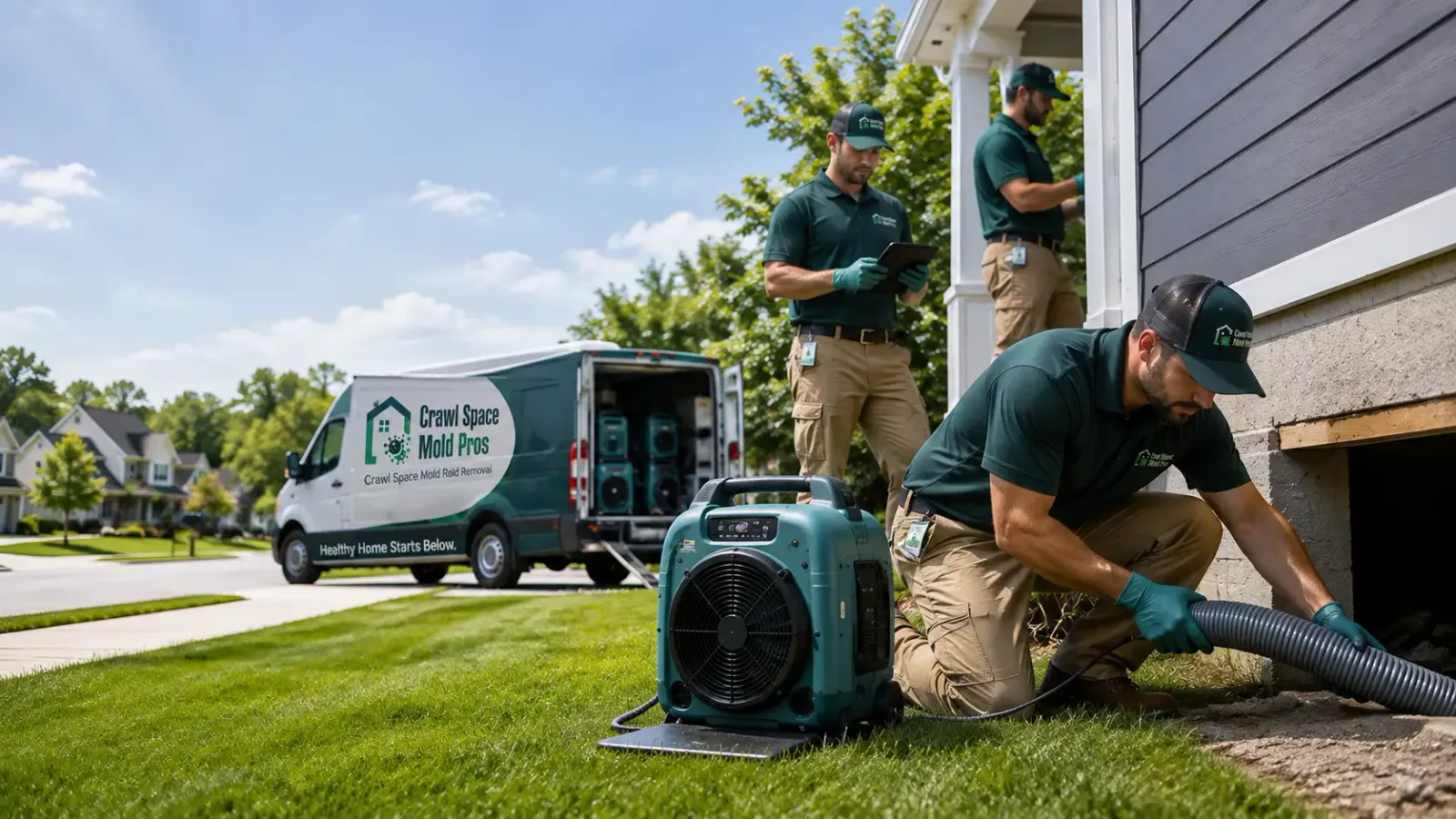 Crawl Space Mold Removal in Turners Falls, MA